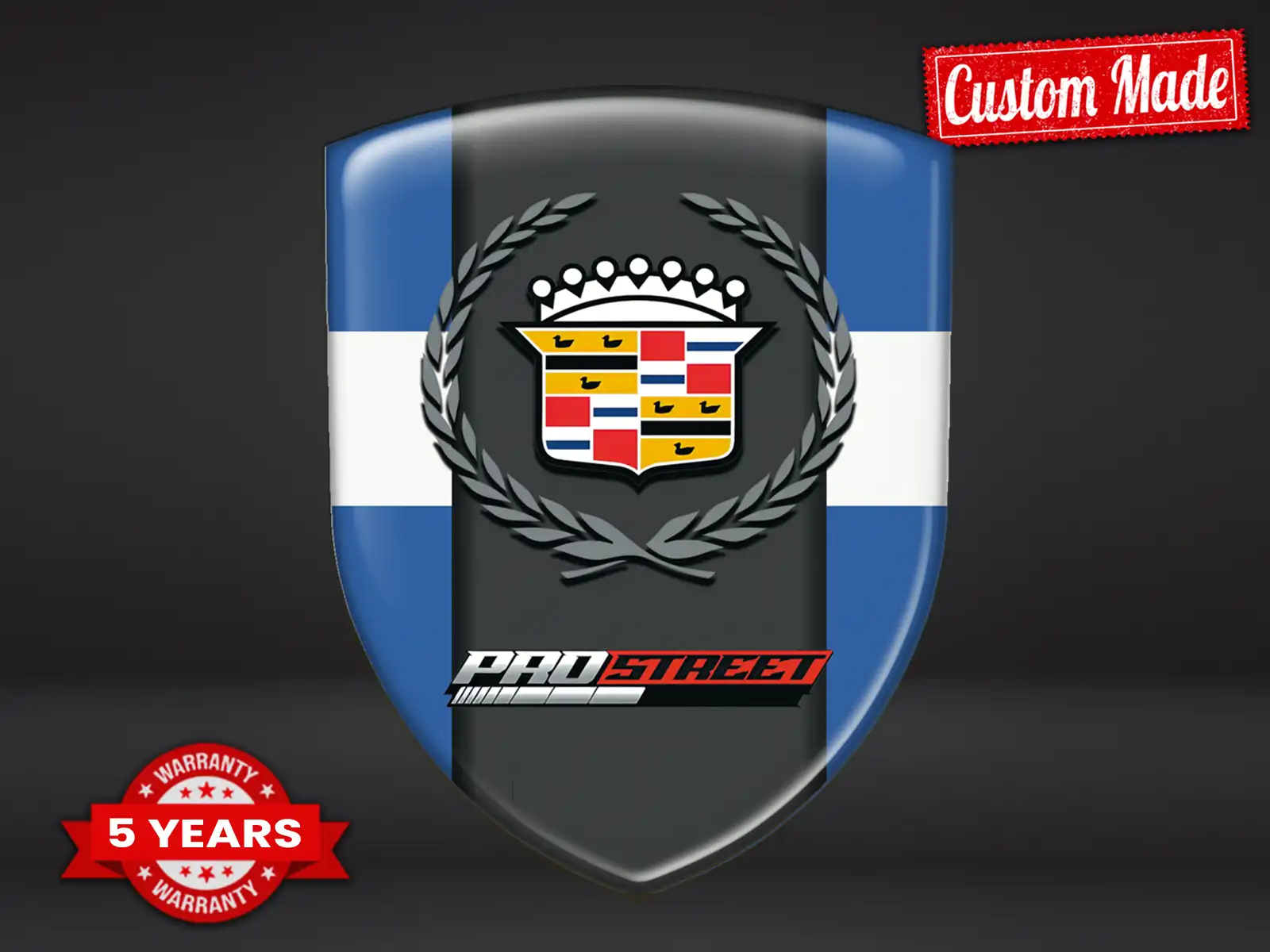 Cadillac Adesivi Logo Custom Pro Max Resiliente Elegante Layout ST